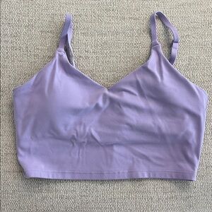 Athleta Lavender Bralette - Light Purple Crop Support Top